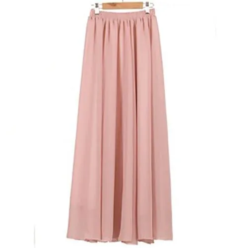 Women's maxi skirt two layer boho high waist skirt